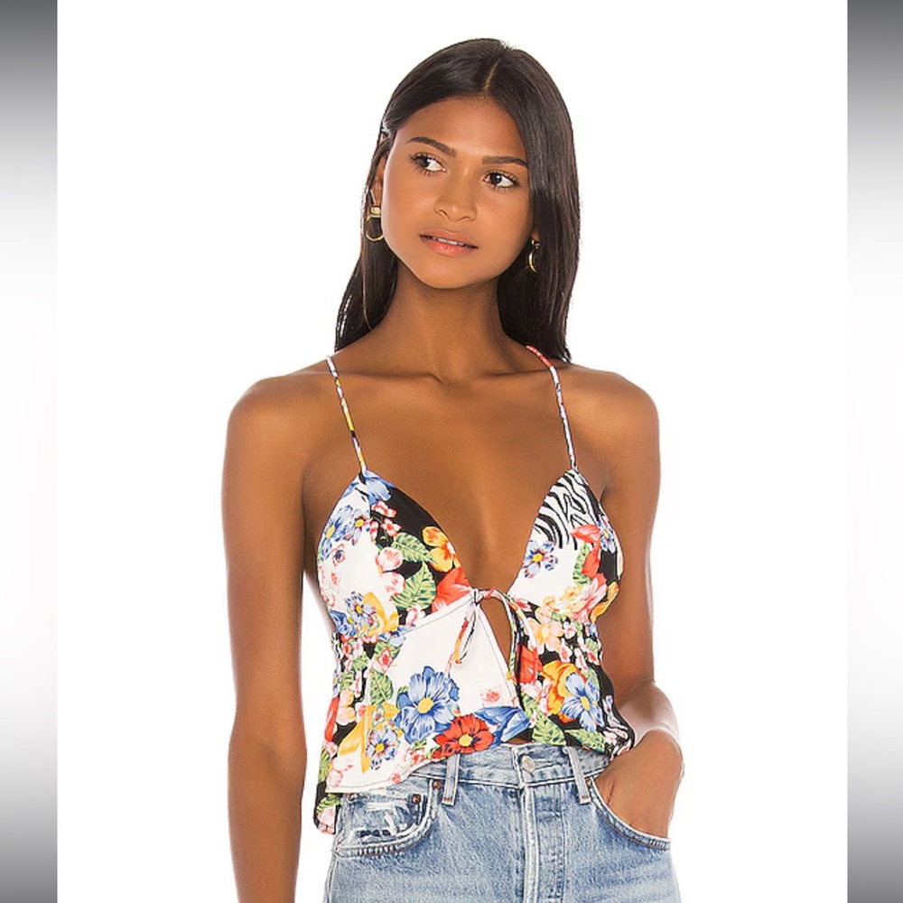 Revolve Superdown Isla Top Size Medium New With Tags